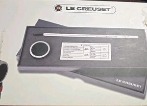 Le Creuset Thermometer Wein Halsband Tropfring Geschenkset Neu im Karton - Bild 1 von 5