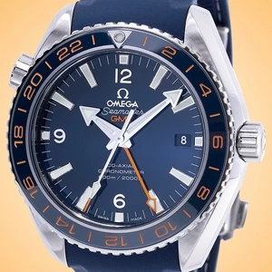 Omega Seamaster Planet Ocean 600M Co-Axial GMT GoodPlanet 43.5 mm Men's Watch - Picture 1 of 9