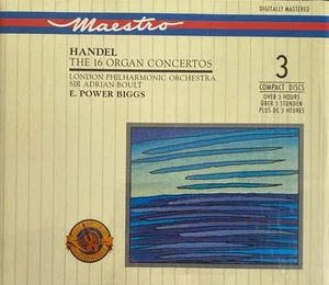 HANDEL - The 16 Organ Concertos - E. Power Biggs/London Phil 3 x CD AS NEW! CBS - Bild 1 von 2