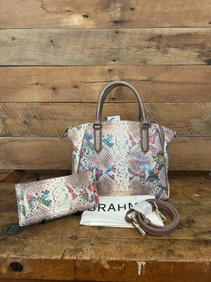 Cartera de cuero Brahmin Duxbury Multi Piaffe y billetera Ady--NUEVA CON ETIQUETAS Foto 1 de 4