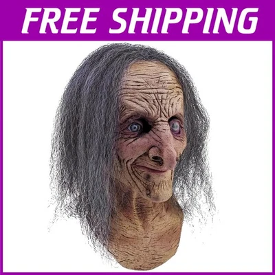 Máscara de Bruja Hagatha la Bruja Bruja - Accesorio de Disfraz de Halloween Foto 1 de 4