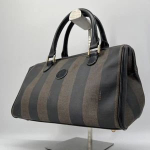 FENDI Pecan mini Boston bag Vintage Authentic From Japan - Picture 1 of 24