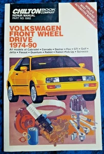 Jetta Golf GTI Rabbit Passat Fox Chilton VW Front Wheel Drive Repair Manual 6962 - Picture 1 of 6