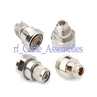 7/16 DIN male/female to Type N male/female connector adapter kit 4pc/set, N716 - Image 1 of 4