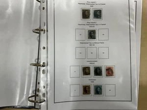 Belgium Stamps 1849- 1940 quality Britannia album and slipcase a5 - Imagen 1 de 18