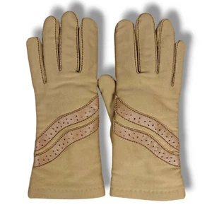 Guantes de Colección Sheer Energy Legggs Beige Conducción Rojo Forro Polar Talla Grande - Imagen 1 de 5