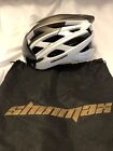Shinmax Adults Bike Helmet with Removable Shield Rear Led Light M/L 57-61 CM Bag