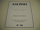 AALIYAH 1997-2001 and LINKIN PARK Live original 2-Sided 2001 Promo Display Ad