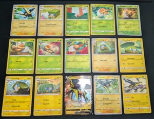 Grubbin Charjabug Vikavolt V Pokemon Card Collection Set of 15 English Rare Holo - Picture 1 of 2