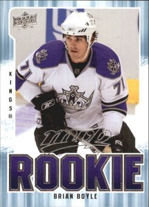2008-09 Upper Deck MVP Kings Hockey Card #353 Brian Boyle RC