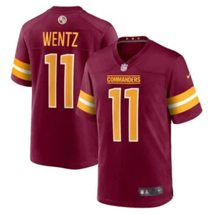 ✅ $130 Washington Commanders Red NFL Carson Wentz Nike Game Jersey Men 3XL 💯 - Picture 1 of 10