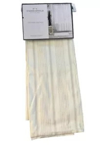 ⚡️Threshold Gray Variegated Stripe Dainty Striped Standard Shower Curtain(72x72) - Picture 1 of 5