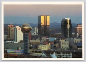 Malerische Skyline Downtown Knoxville Tennessee TN Postkarte - Bild 1 von 2