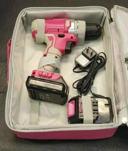 12V Cordless Drill/Driver Kit In Soft Pink Power Case - Picture 1 of 5