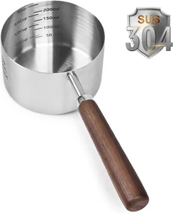 Dog-Cat Food-Scoop Measuring-Cup - 304 stainless steel material.1-Cup capacity. - Picture 1 of 7