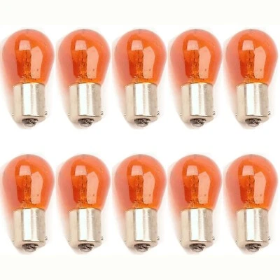 1156NA 12V Amber Park Parking Back Up Tail Light Signal Lamps Box of 10 Bulbs - Image 1 of 3