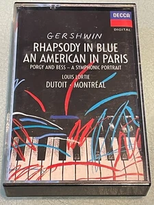 George Gershwin - Rhapsody in Blue - An American in Paris - Cassette Tape Album - Picture 1 of 5