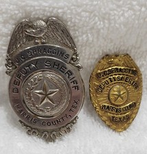 Two Harris County Deputy Sheriff Badges Obsolete Named to J.C. Spraggins