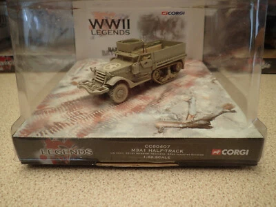 Corgi WWII Legends CC60407 1:50 M3A1 Half Track US Army 331st Inf Rgmt Untouched - Image 1 of 4