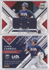 2019 Elite Extra Edition USA National Team Materials Black /199 Corbin Carroll