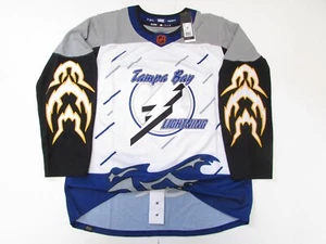 TAMPA BAY LIGHTNING AUTHENTIC ADIDAS REVERSE RETRO 2.0 HOCKEY JERSEY - Picture 1 of 2