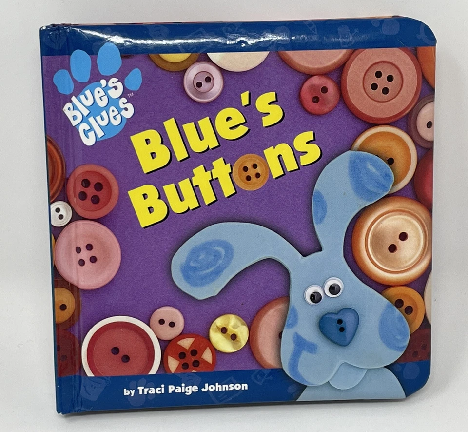 Blue's Clues Buttons Small Board Book By Traci Paige Johnson Nick Jr Foto 1 de 4