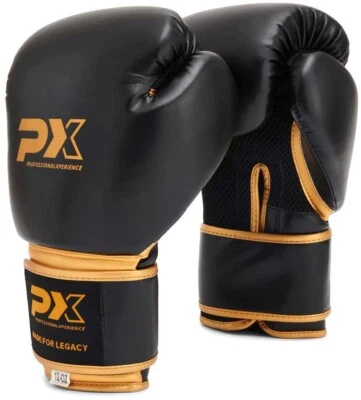 VENUM PX LEGACY Boxhandschuhe, Kunstleder schwarz-gold