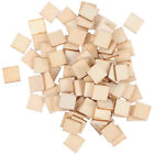 100 Wood Squares Unfinished Blank DIY Plaque for Crafts