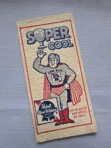 Vintage PABST Bier Werbung Give-Away Spreizschwamm unbenutzt - Bild 1 von 2