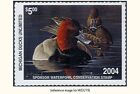 D2K Michigan Ducks Unlimited 2004 $5.00 Stamp (redhead)