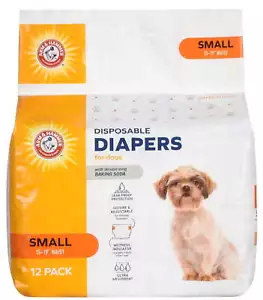Female Dog Diapers, Size Small, Ultra-Absorbent, with Leak-Proof Protection - Picture 1 of 10