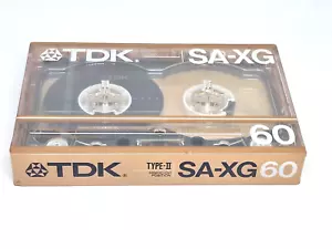 TDK SA-XG 60 1986 USA nastro audiocassetta vuoto (sigillato) nuovo! - Foto 1 di 6