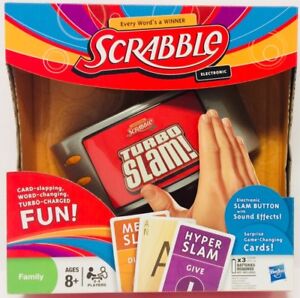 Scrabble Turbo Slam electronic family game - NEW in Box - ages 8+