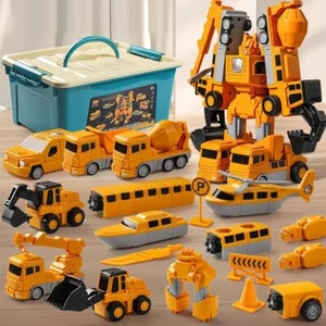 Magnetic Transform Assembly Vehicle Set, Constructo Modular Transforming Toy Set - Picture 1 of 22