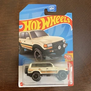 Hot Wheels #204 Toyota Land Cruiser 80 Ivory 2023 HW THEN AND NOW 3/10 - Picture 1 of 6