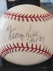 George Kell Hof 83 Autographed Ml Baseball Psa Dna Detroit Tigers