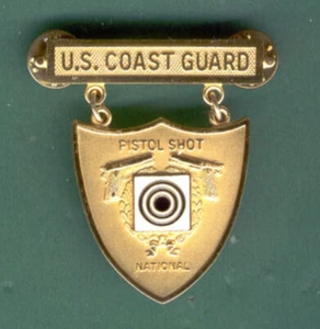 US COAST GUARD NATIONAL PISTOL GOLD MEDAL - Picture 1 of 1