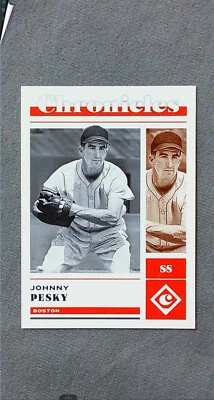 2023 Panini Chronicles #22 Johnny Pesky Red Sox - Image 1 of 2