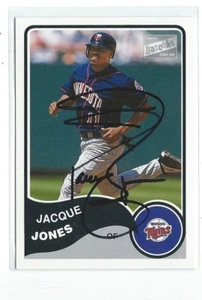 Jacque Jones Signed 2003 Topps Bazooka Card #86 - Picture 1 of 1
