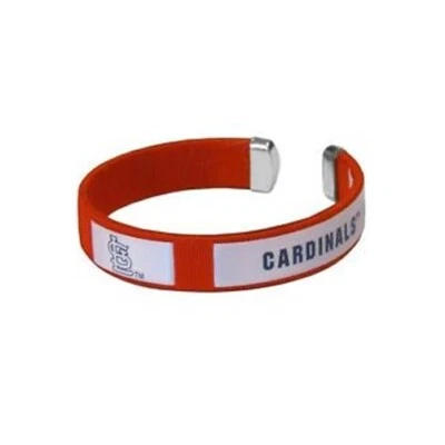 JUEGO DE 2 BRAZALETES DE BÉISBOL CON LICENCIA MLB DE ST. LOUIS CARDINALS Foto 1 de 2