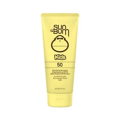 Sun Bum Kids SPF 50 Sunscreen Clear Body Lotion - Broad Spectrum Water-Resistant