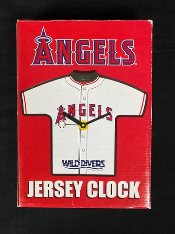 Angels Baseball Jersey wall/desk Clock 2007 PROMO Wild Rivers Waterpark Cover