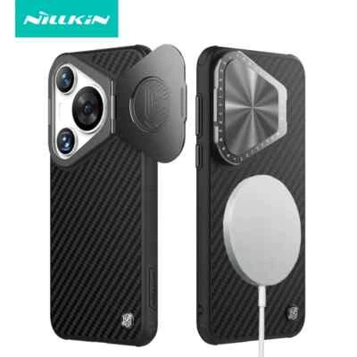 Nillkin Huawei Pura70 Pro+ Magsafe Case Real Carbon Fiber Camera Bracket Cover - Image 1 of 4