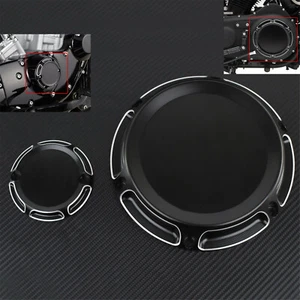 Cubierta negra CNC Derby temporizador temporizador cubierta apta para Harley Sportster XL XR 2004-19 - Imagen 1 de 7