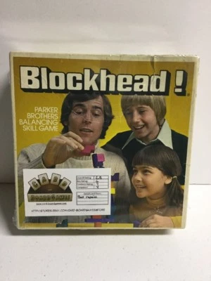 VINTAGE 1975 BLOCKHEAD! PARTY BOARD GAME COMPLETE! Parker Brothers - Image 1 of 3