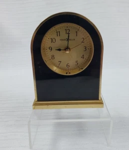 Howard Miller Schreibtisch-, Regal- oder Tischuhr Palisander & Messing - Bild 1 von 8