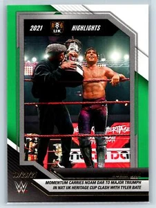 Noam Dar 2022 Panini NXT 2.0 WWE All-Time NXT UK #49 Green Parallel - Picture 1 of 2