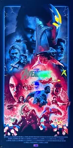 John Guydo - Los Vengadores (variante de lámina) - Póster impreso Mondo Artista Cuello de botella - Imagen 1 de 4