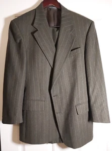 Green Zegna 20% Cashmere 80% Wool Suit 40R - Picture 1 of 9
