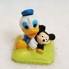 Disney Vintage Baby Donald Duck & Mickey 1984 Collectible 1.50" Mini Figure